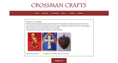 Desktop Screenshot of crossmancrafts.co.uk